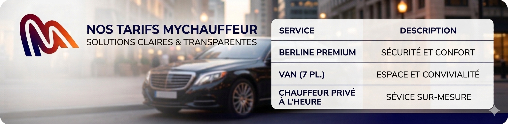 Tarifs VTC fixes chauffeur privé La Réunion – MyChauffeur.re